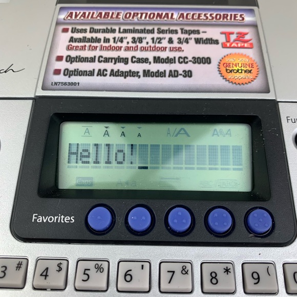 Brother P-Touch PT-1830 Label Thermal Printer Office Home Tested Works NO CORD - Picture 4 of 13